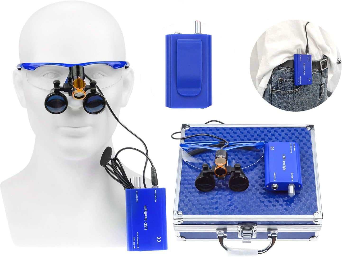 Electronics Repair Glasses - Lente d'Ingrandimento ad Alta Potenza 2.5X
