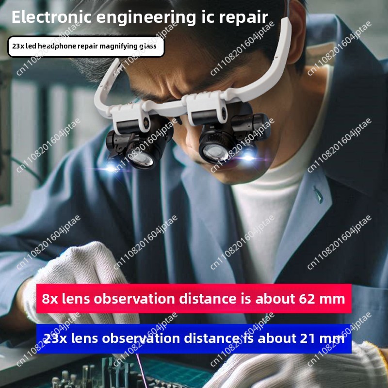 Lente d'ingrandimento da 23x c - Electronics Repair Glasses recensione e prezzo