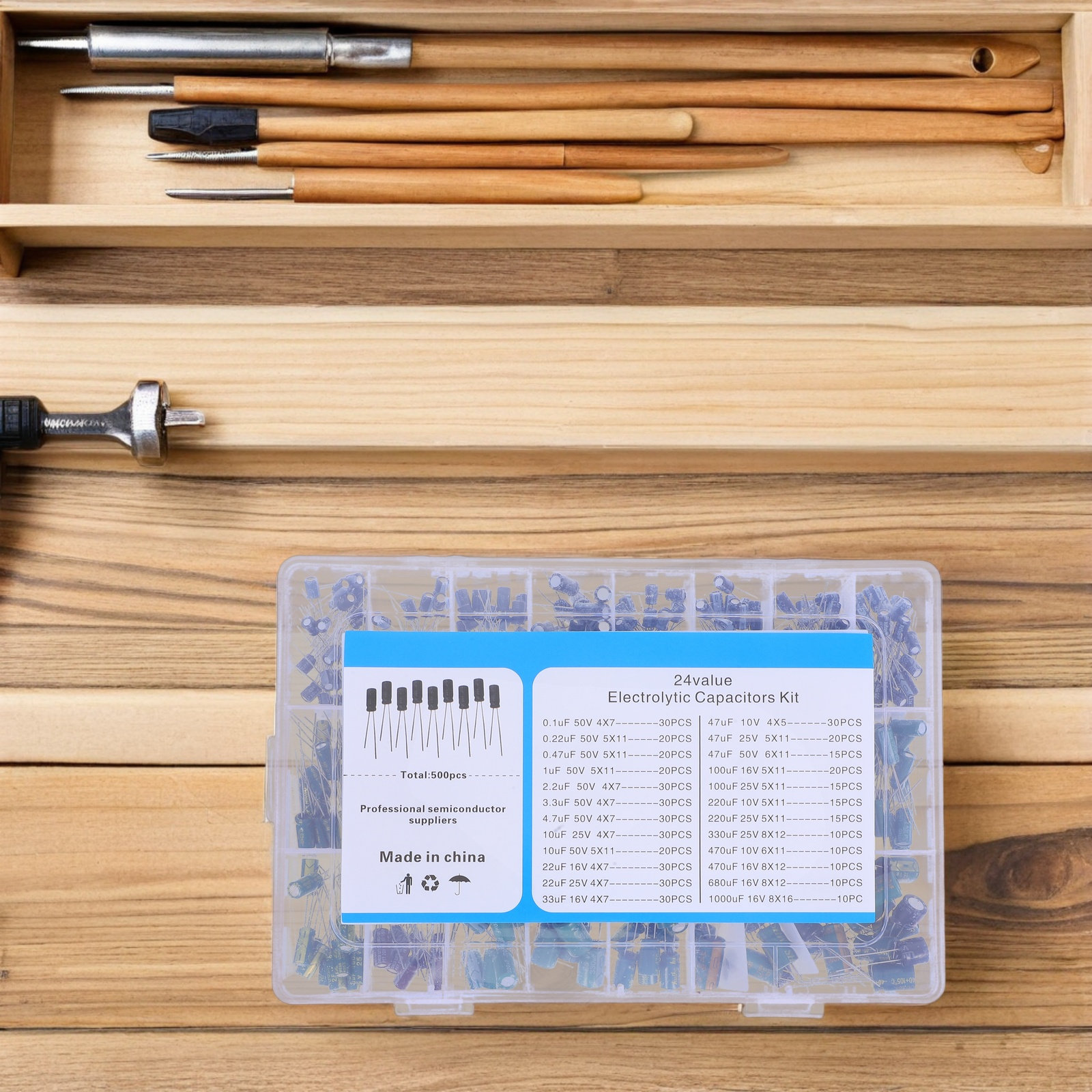 Kit di 500 Condensatori Elettr - Electronic Repair recensione e prezzo